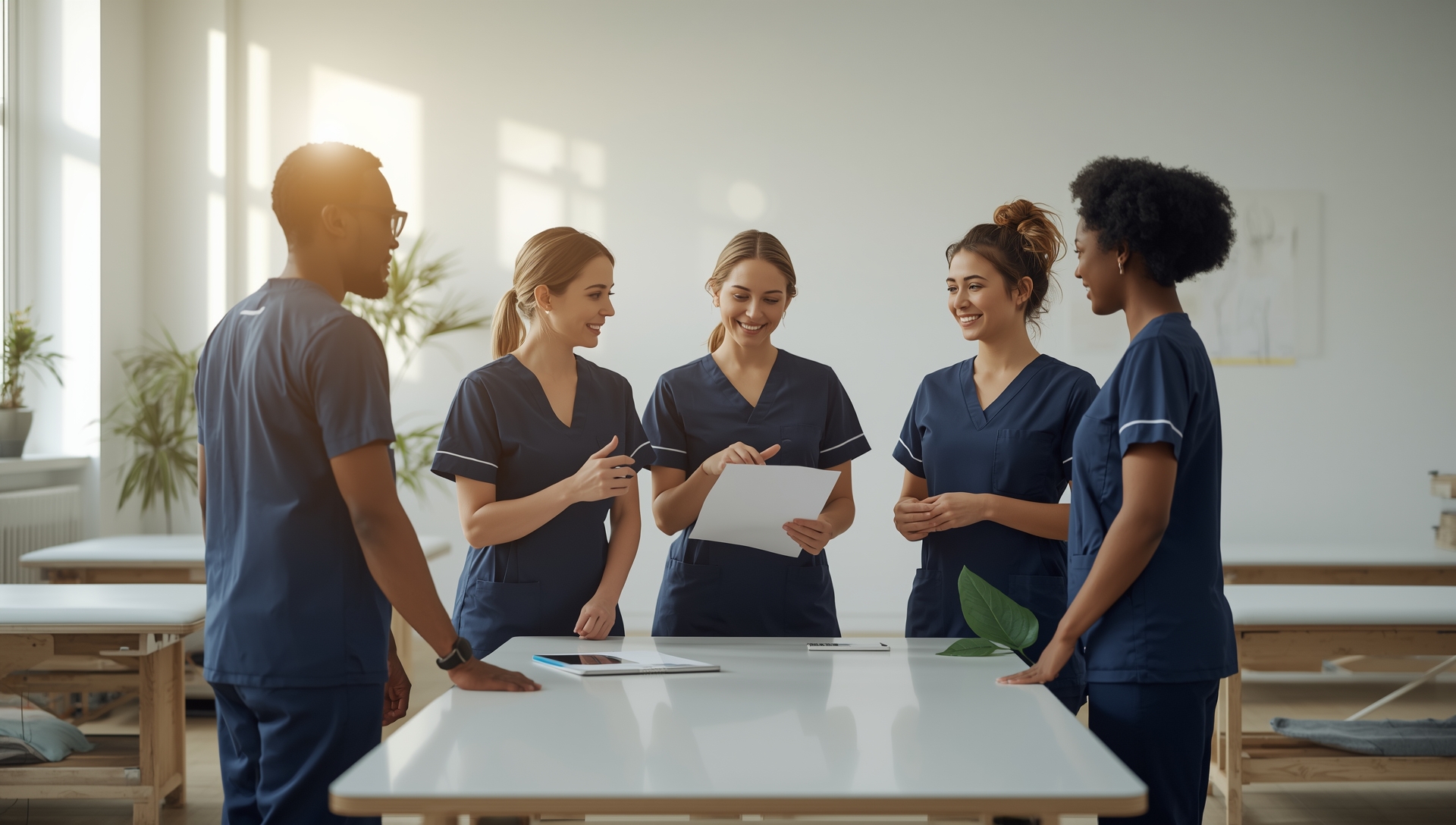 Équipe de physiothérapeutes du Centre de Physiothérapie de la Servette à Genève